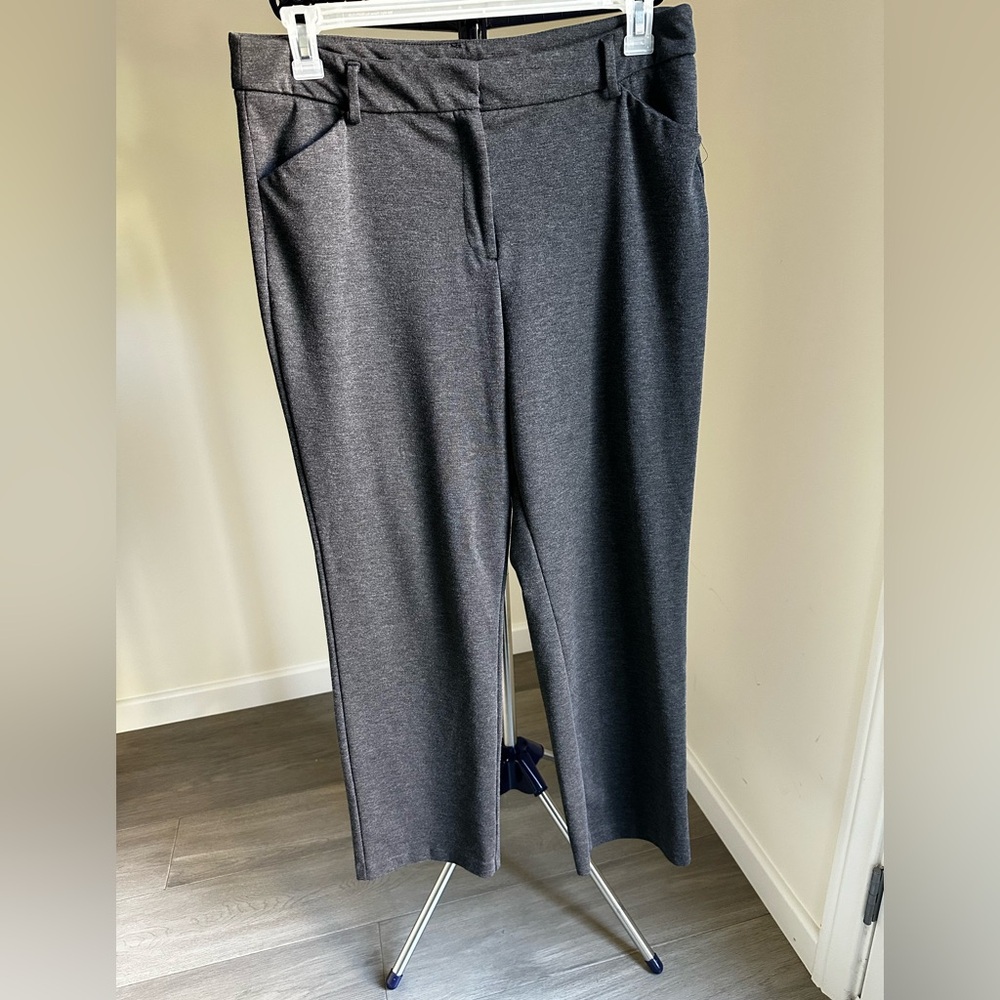 Dana Buchman Dark Gray Straight Leg Women's Pants